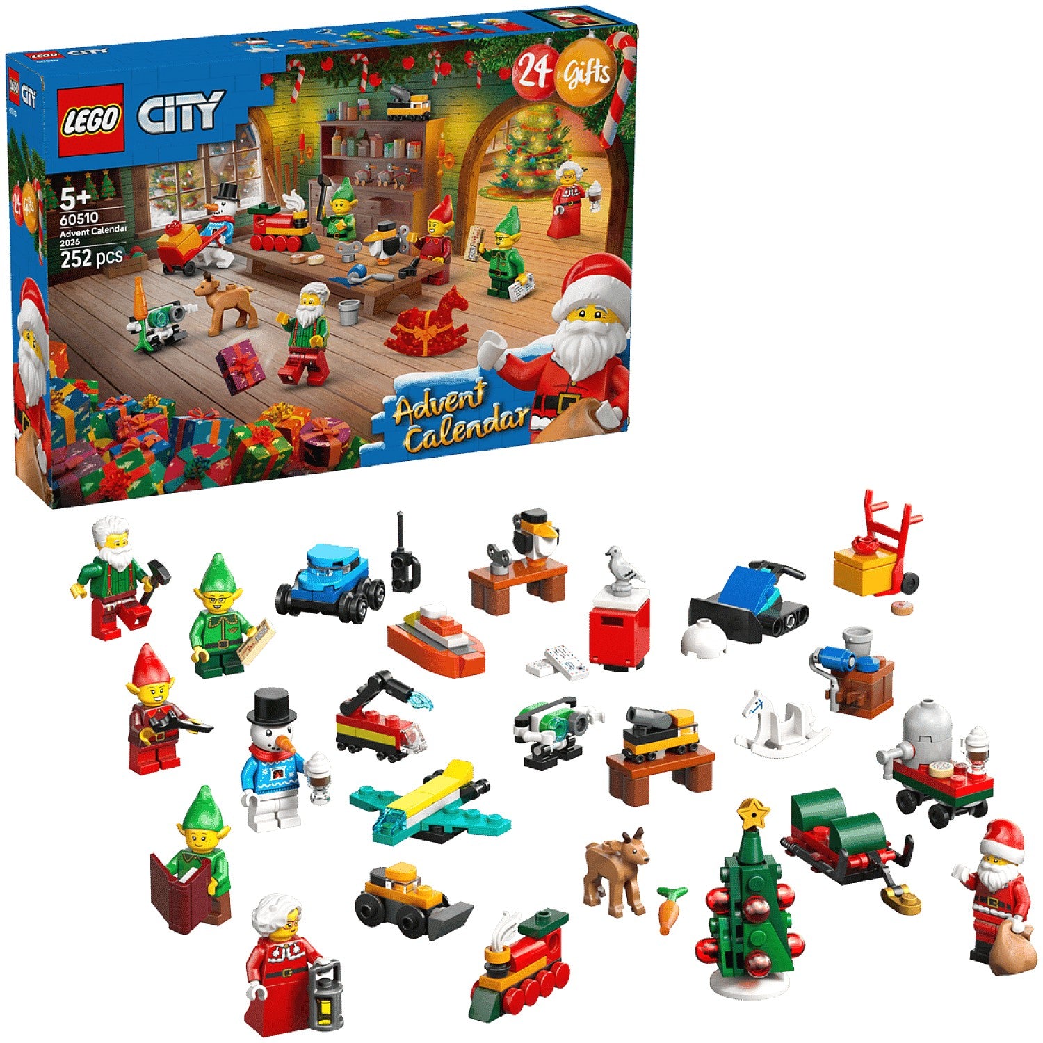 LEGO® 60510 City Advent Calendar 2026 - City