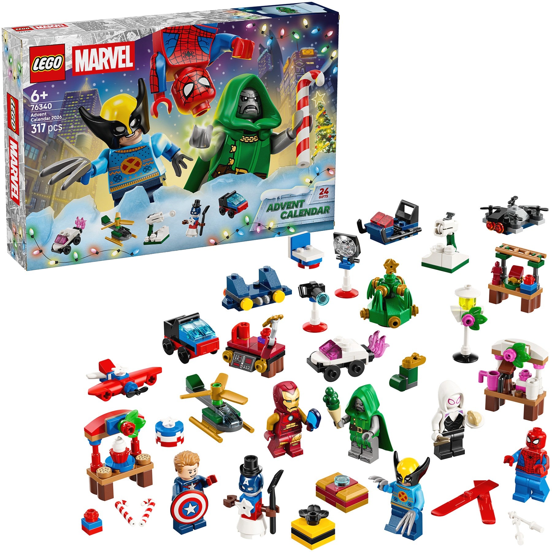 LEGO® 76340 Marvel Advent Calendar 2026 - Marvel Super Heroes
