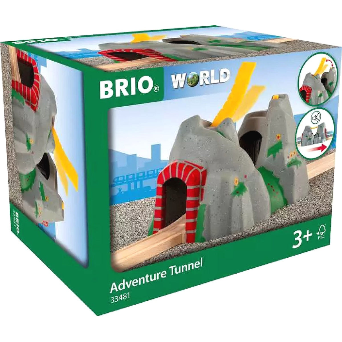 BRIO World - Adventure Tunnel Set