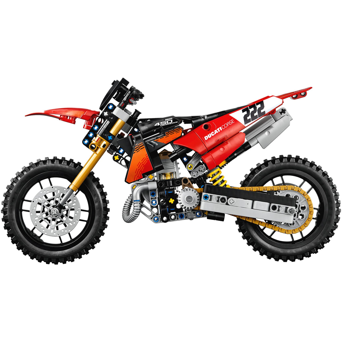 LEGO® 42238 Ducati Desmo450 MX Factory Motorcycle - Technic