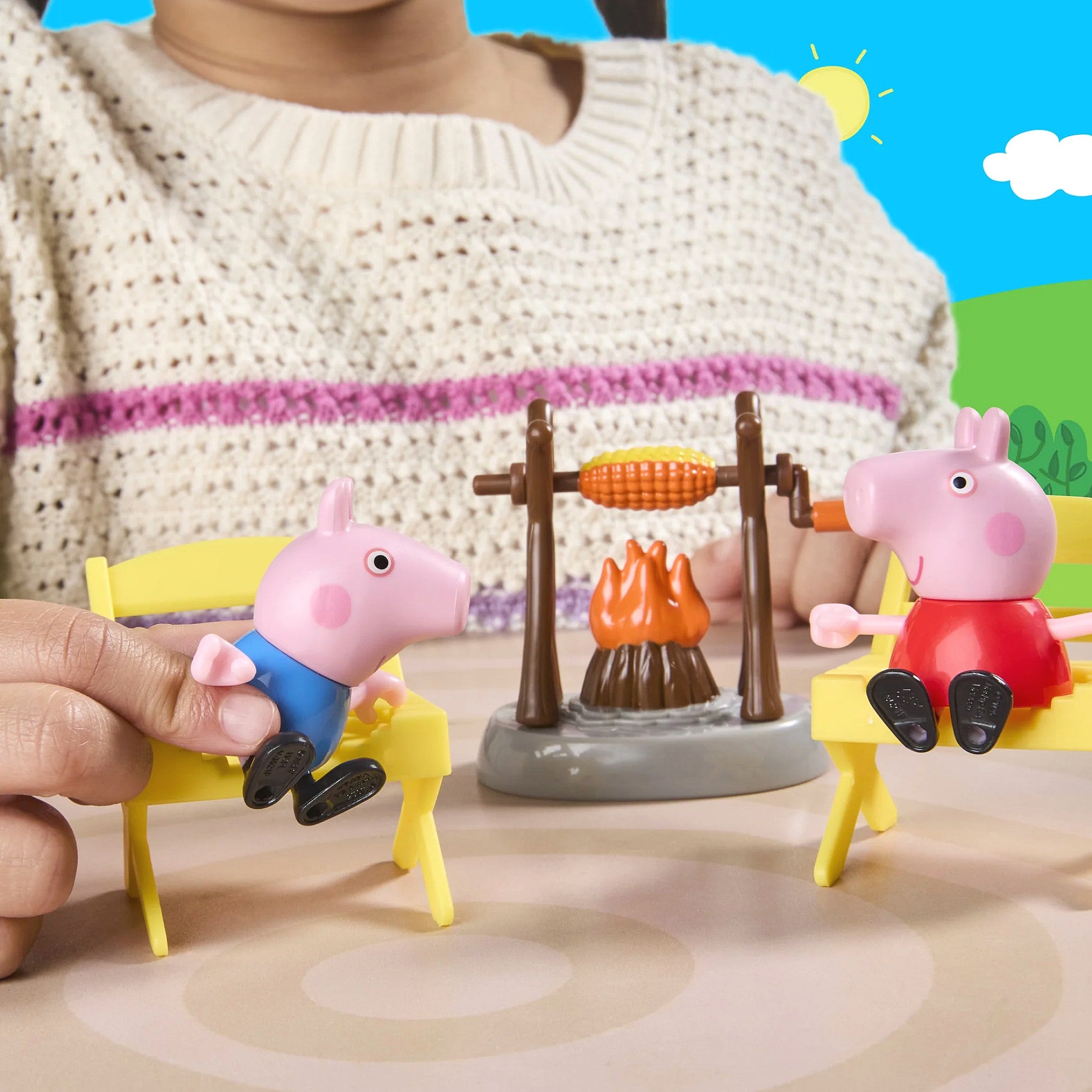 Peppa Pig - Three Little Piggies Caravan Playset - Hasbro