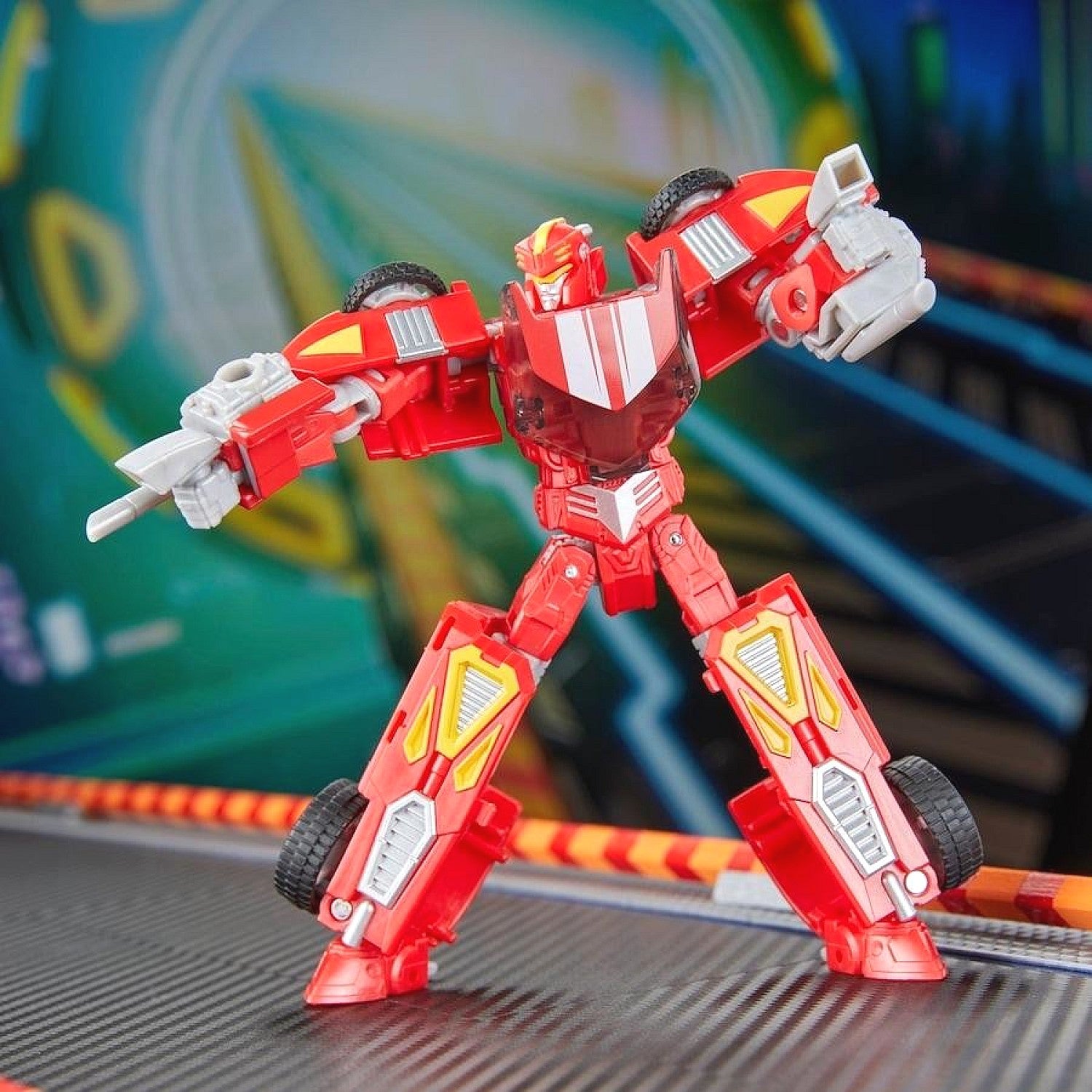 Transformers - Collaborative Hot Wheels X Transformers Twin Mill (Red) Action Figure - Hasbro
