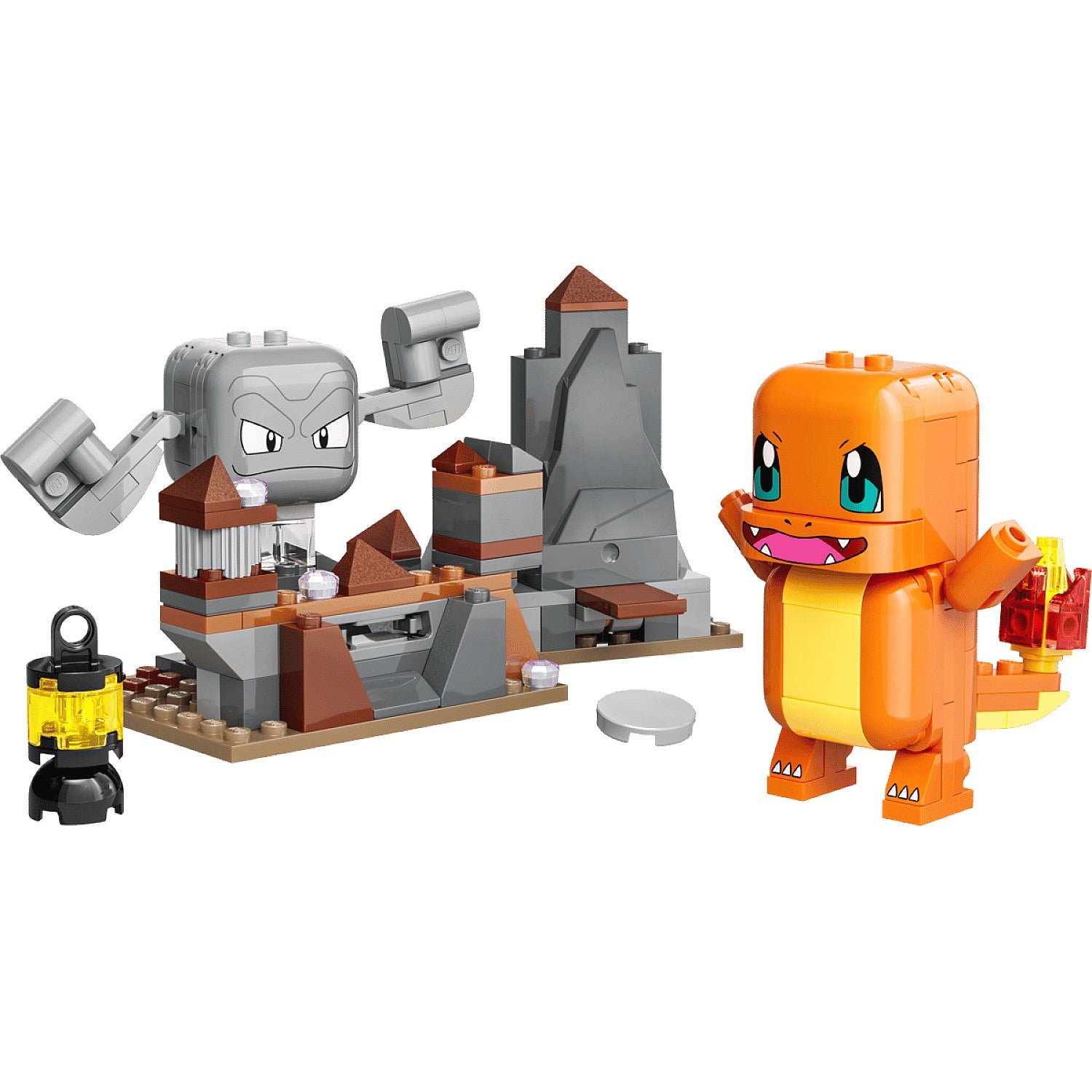 LEGO® 72157 SMART Play™ Compatible Charmander and Geodude's Cavern Clash - Pokémon™