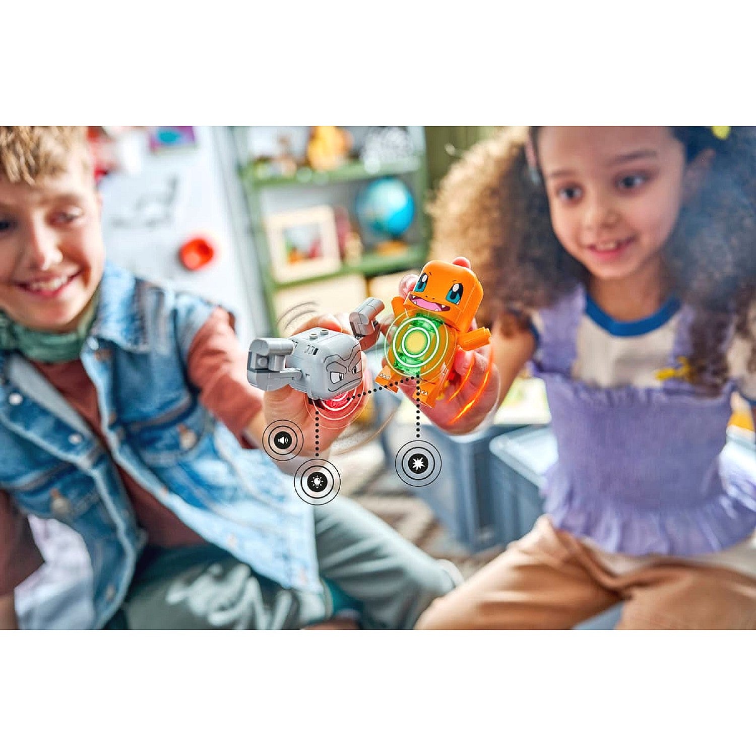 LEGO® 72157 SMART Play™ Compatible Charmander and Geodude's Cavern Clash - Pokémon™