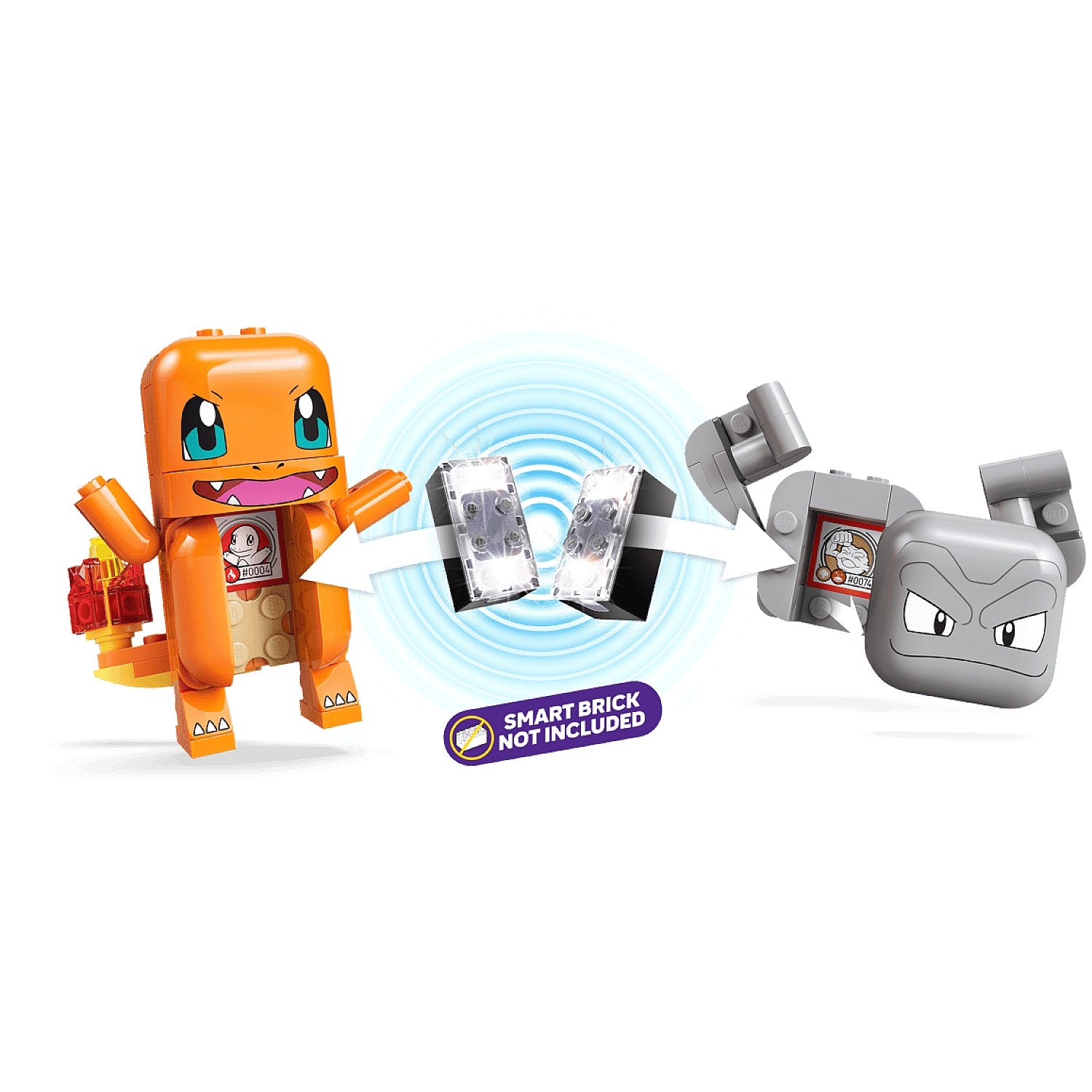 LEGO® 72157 SMART Play™ Compatible Charmander and Geodude's Cavern Clash - Pokémon™