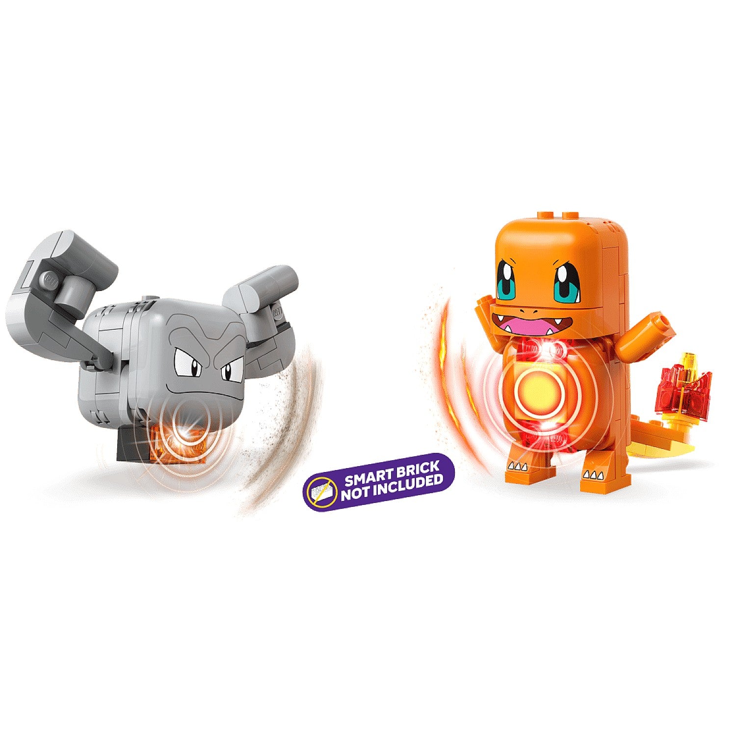 LEGO® 72157 SMART Play™ Compatible Charmander and Geodude's Cavern Clash - Pokémon™