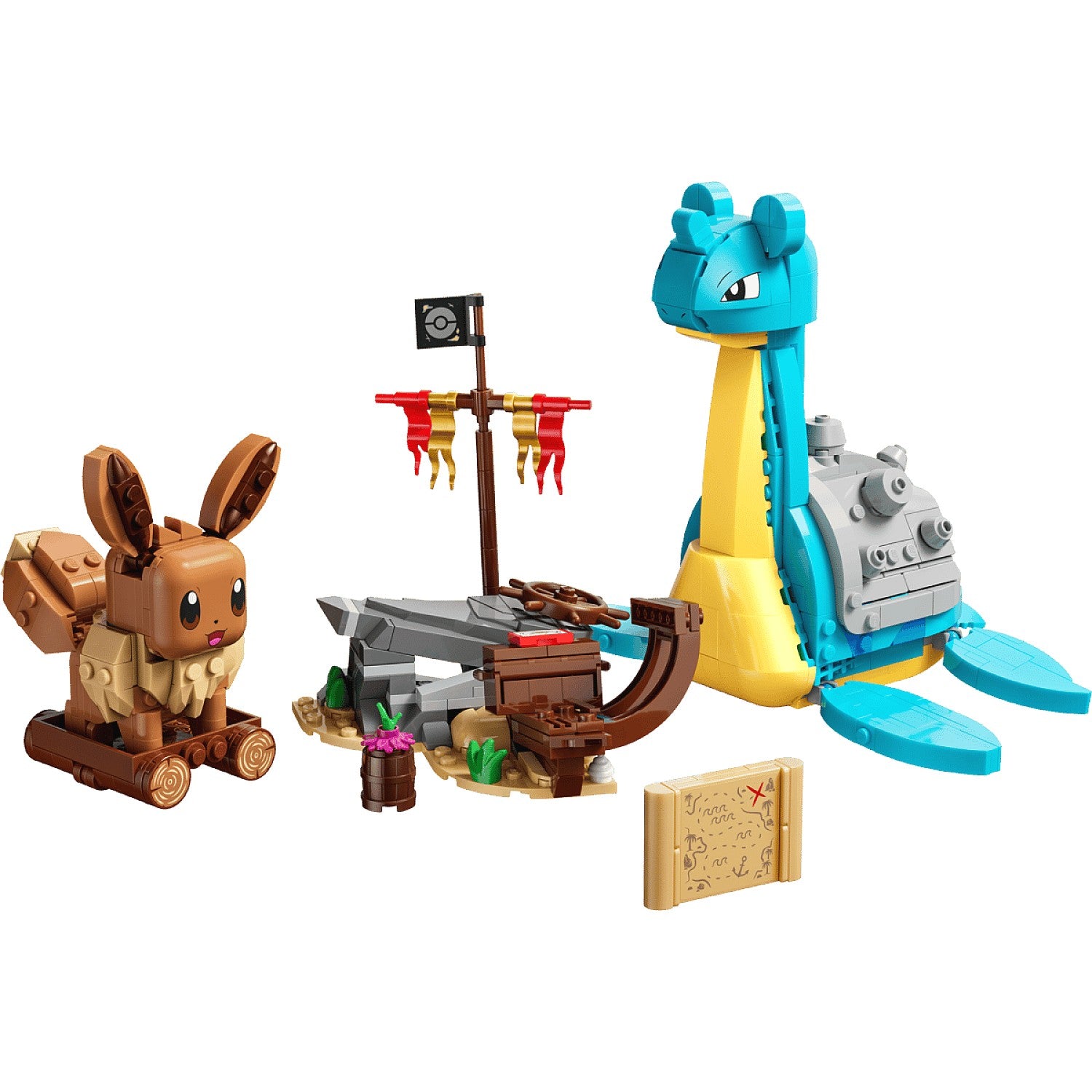 LEGO® 72162 SMART Play™ Compatible Eevee and Lapras's Treasure Hunt - Pokémon™