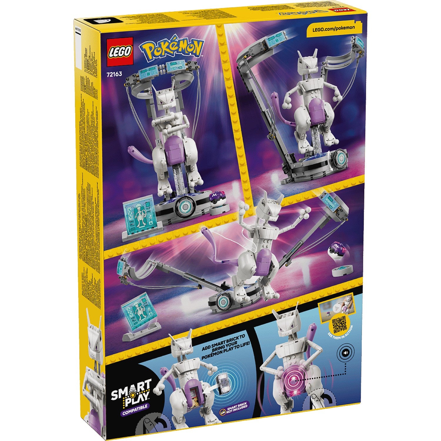 LEGO® 72163 SMART Play™ Compatible Mewtwo's Lab Break - Pokémon™