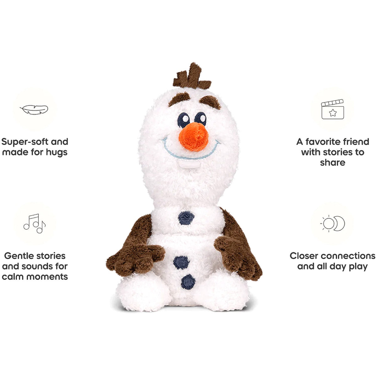 Tonies - Cuddle Tonie: Disney Olaf Tonie Audio Character Plush (Toniebox not Included)