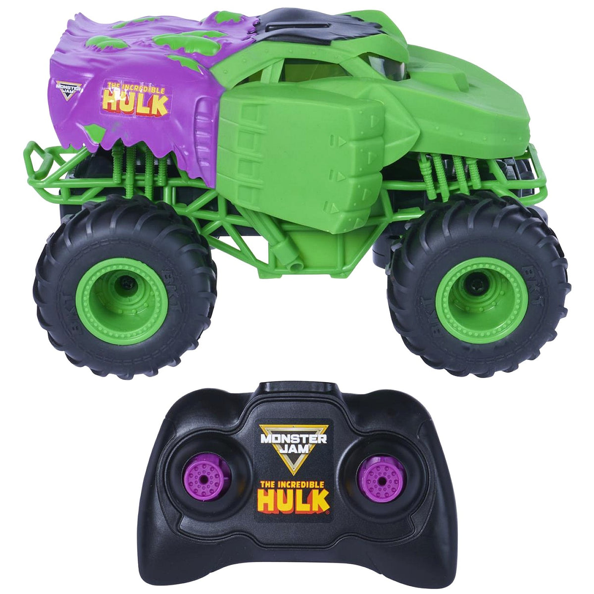 Monster Jam - Marvel The Hulk RC Monster Truck 1:24 Scale - Spin Master