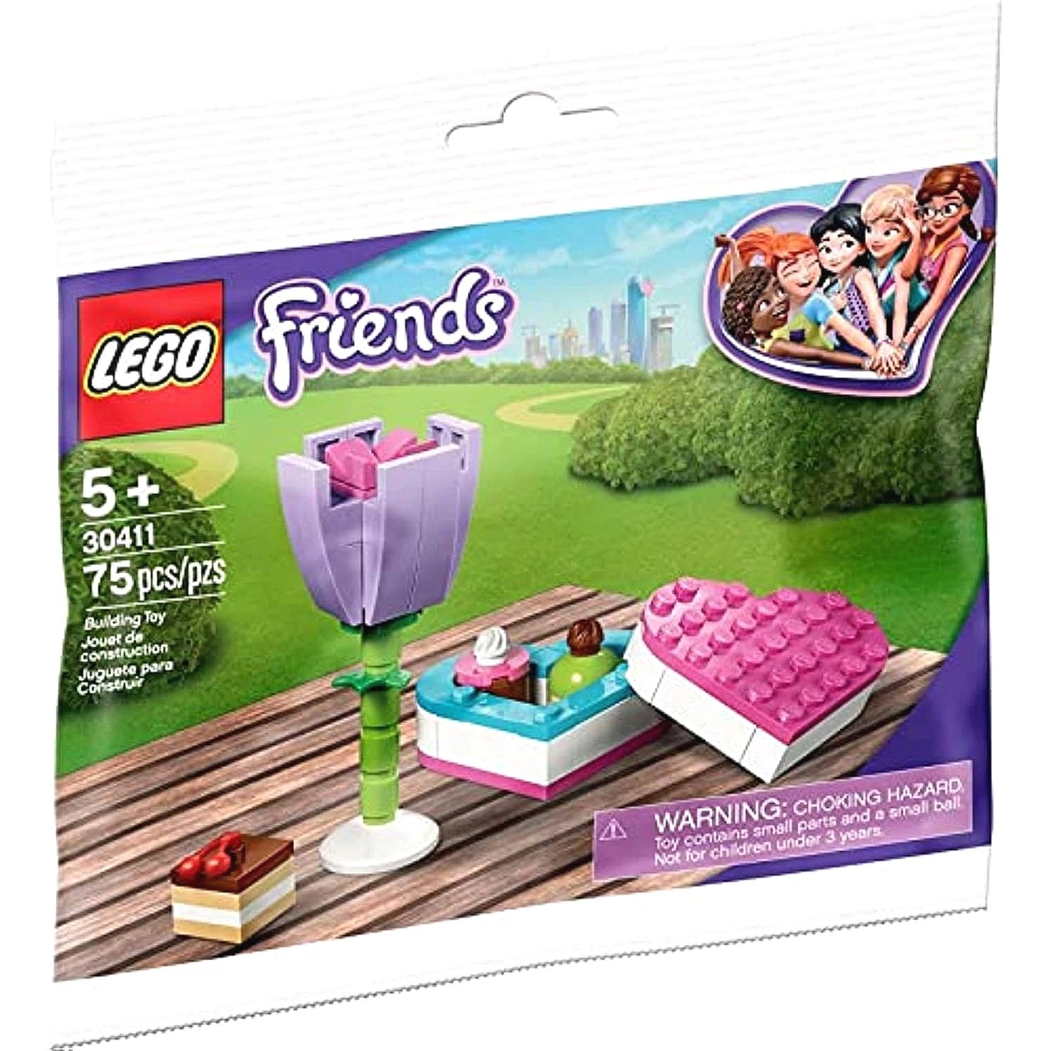 LEGO 30411 Chocolate Box & Flower Polybag Set - Friends