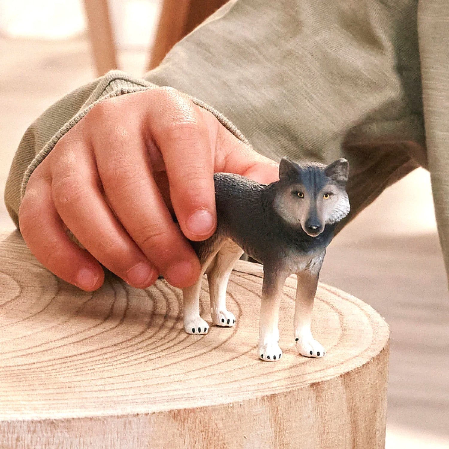 Schleich - American Wolf Animal Figurine