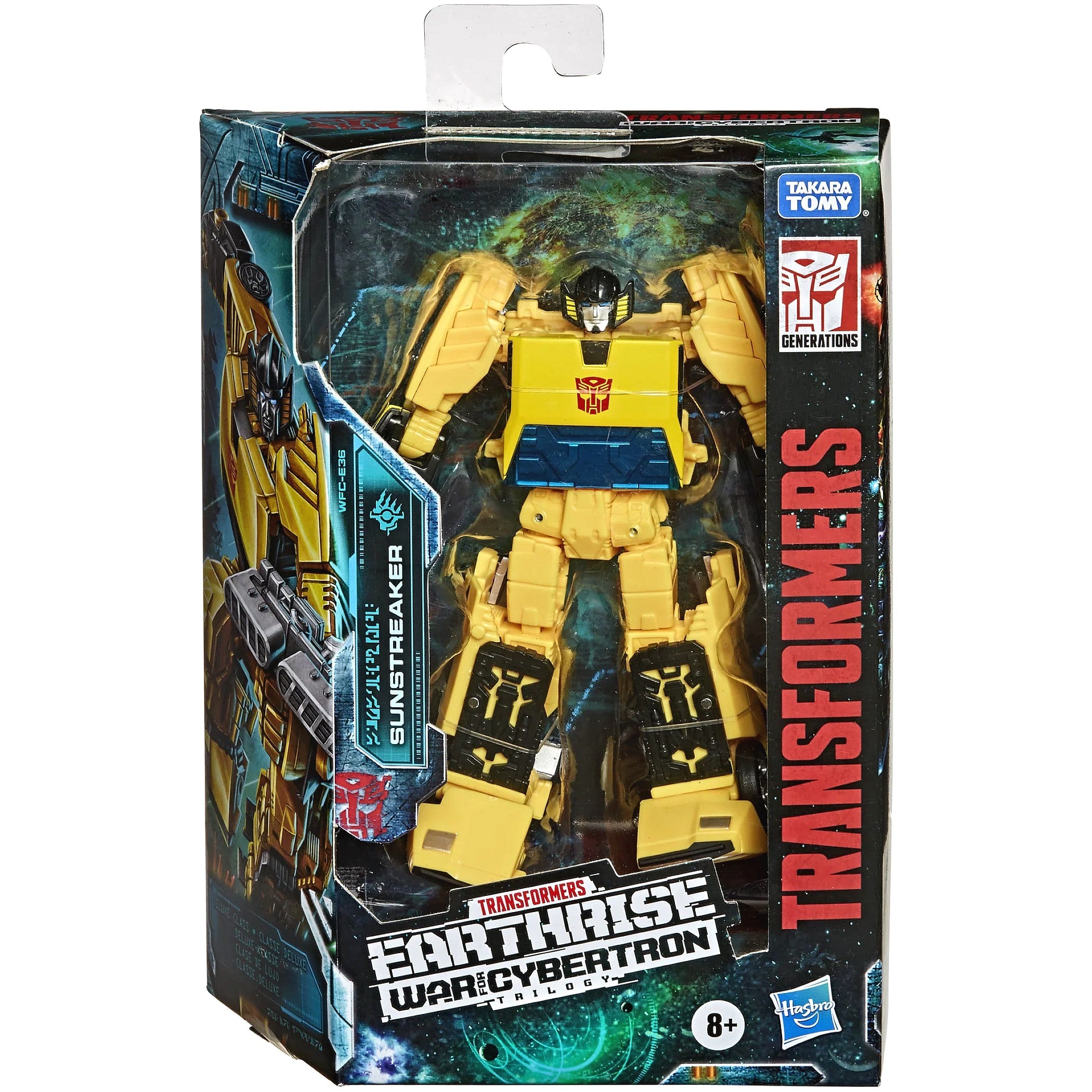 Transformers - War For Cybertron Earthrise WFC-E36 Sunstreaker Deluxe Class 5.5-Inch Action Figure - Hasbro