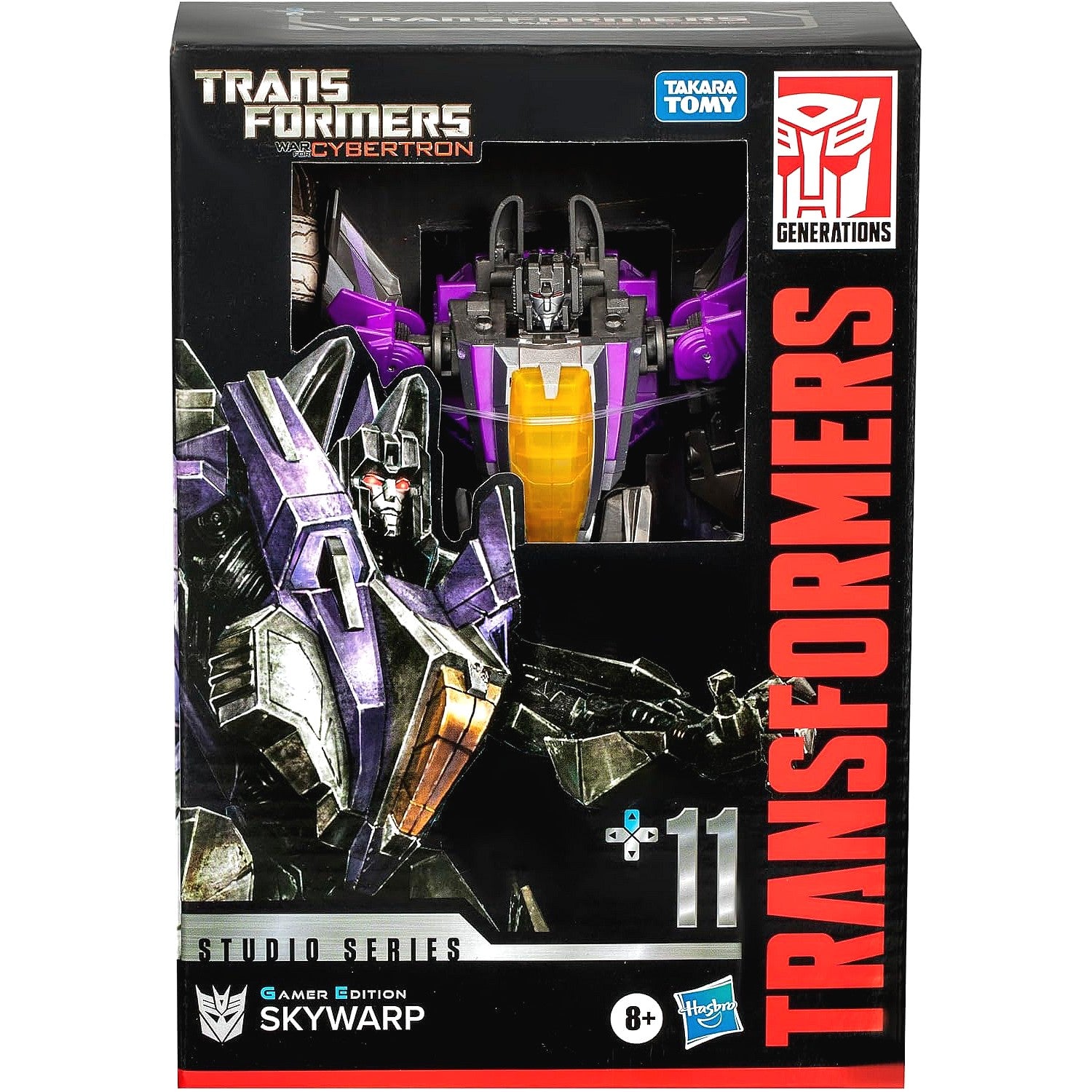 Transformers - Studio Series Voyager Class War for Cybertron 11 Gamer Edition Skywarp - Hasbro