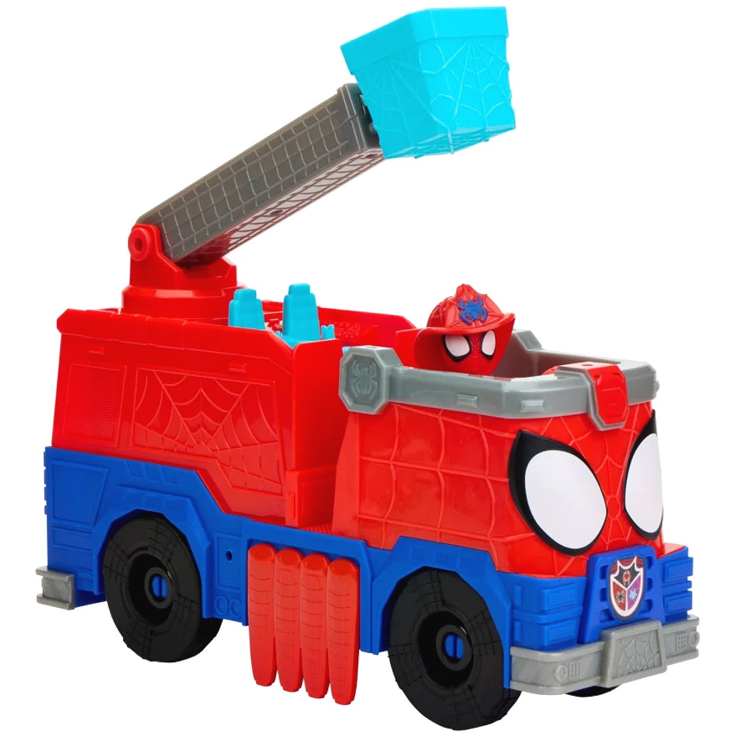 Marvel - Spidey and his Amazing Friends Rescue-Webs Firetruck Action Figure and Vehicle - Hasbro