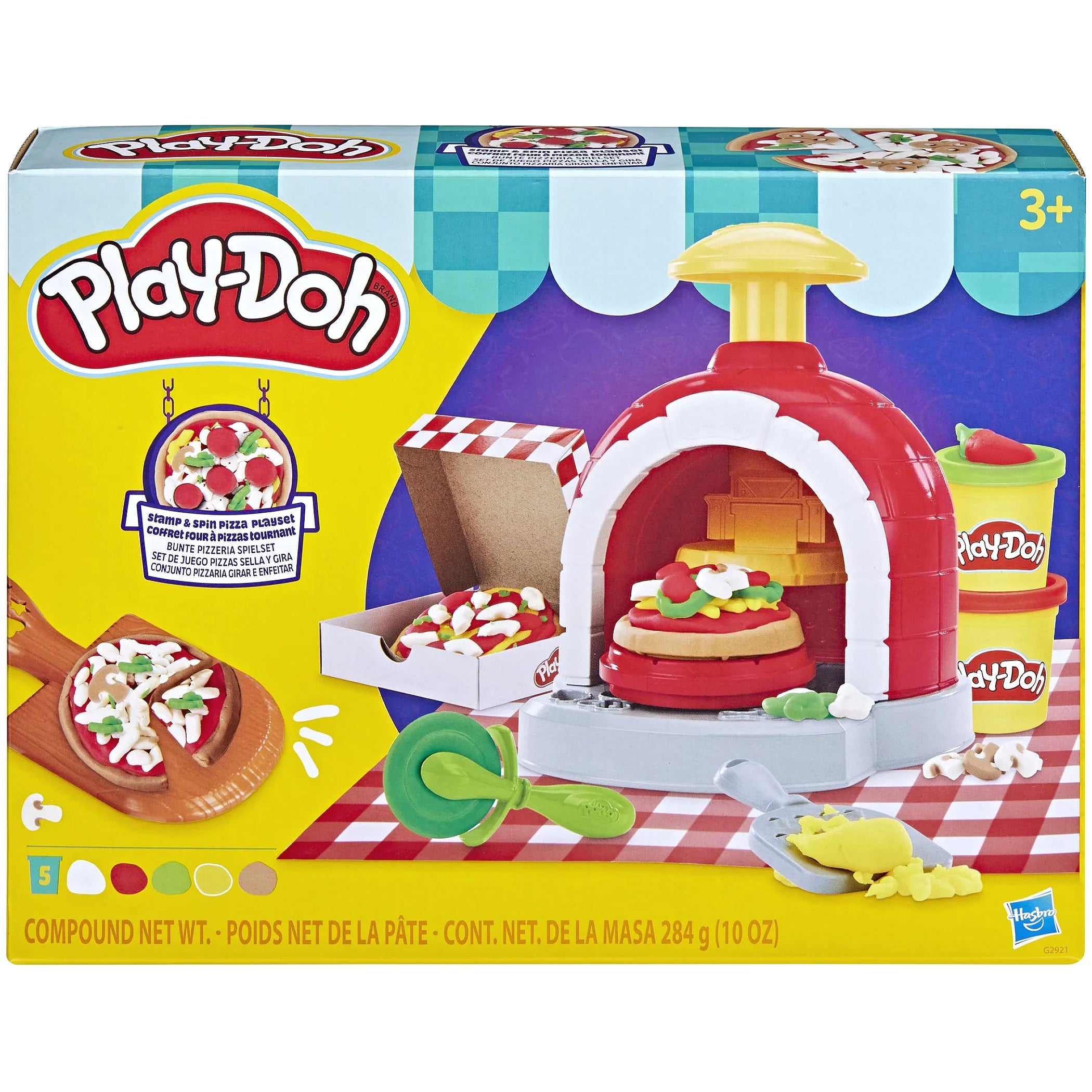 Play-Doh - Stamp And Spin Pizza Playset - Hasbro