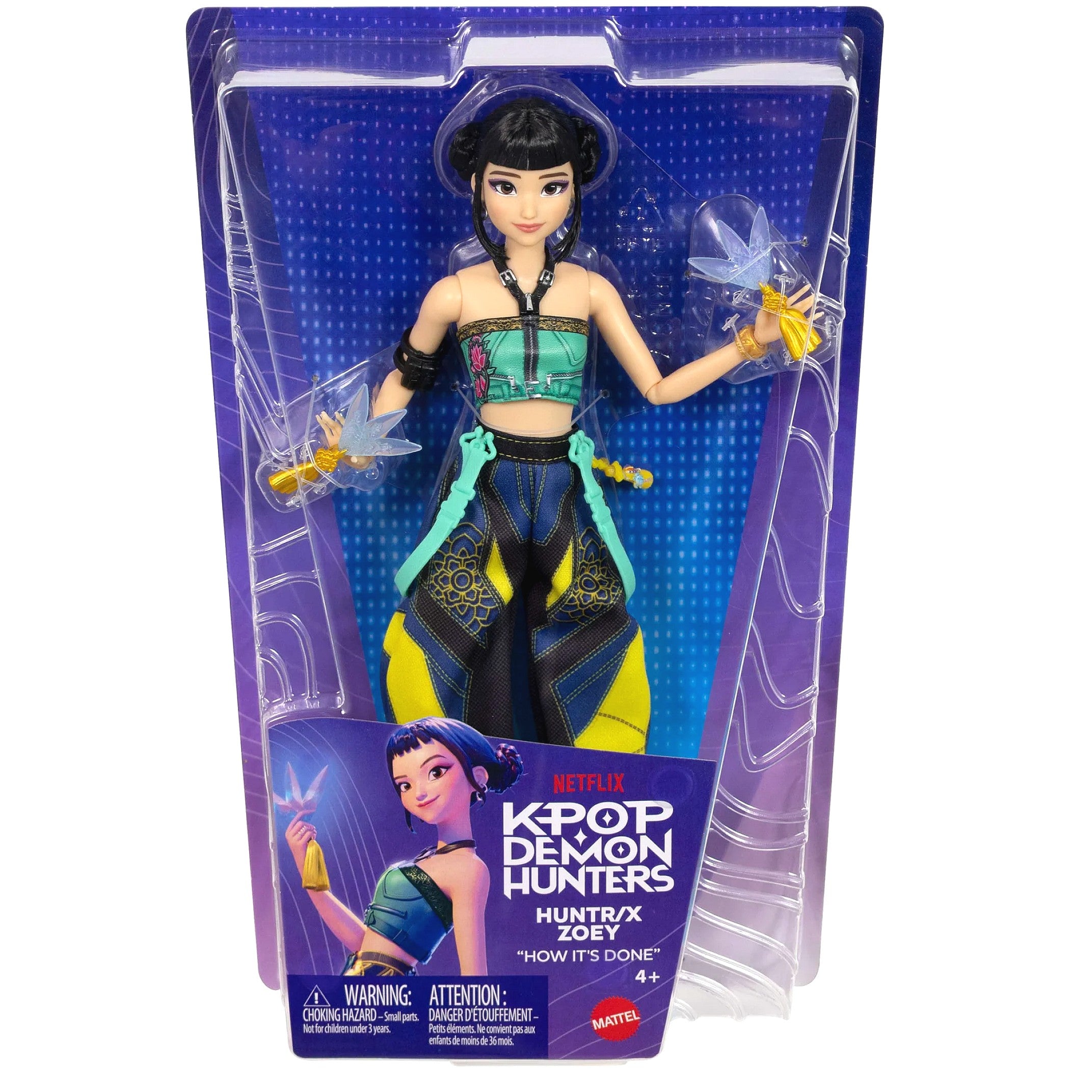 KPop Demon Hunters - HUNTR/X Zoey How It's Done Fashion Doll - Mattel