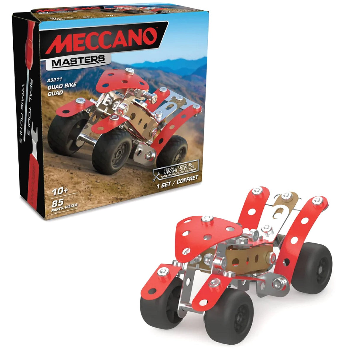 Meccano - Masters Quad Bike 85 Pieces Model 25211