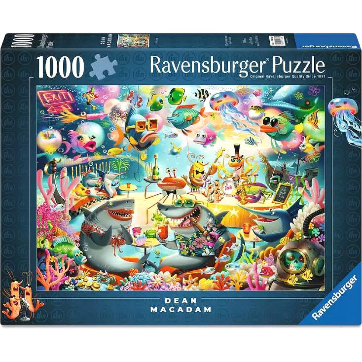 Ravensburger - Dean MacAdam Ocean Lounge Jigsaw Puzzle 1000 Pieces