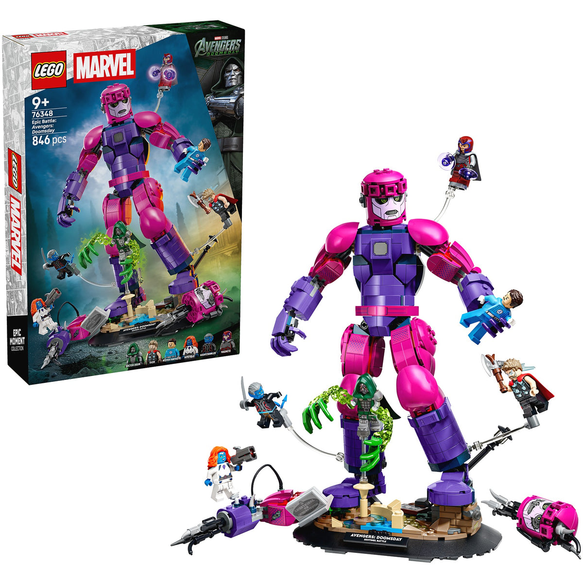 LEGO 76348 Epic Battle Avengers Doomsday - Marvel Super Heroes