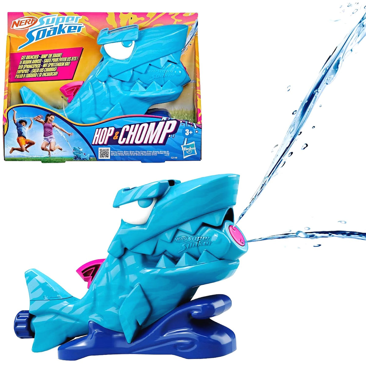 Nerf - Super Soaker Hop & Chomp Water Toy - Hasbro