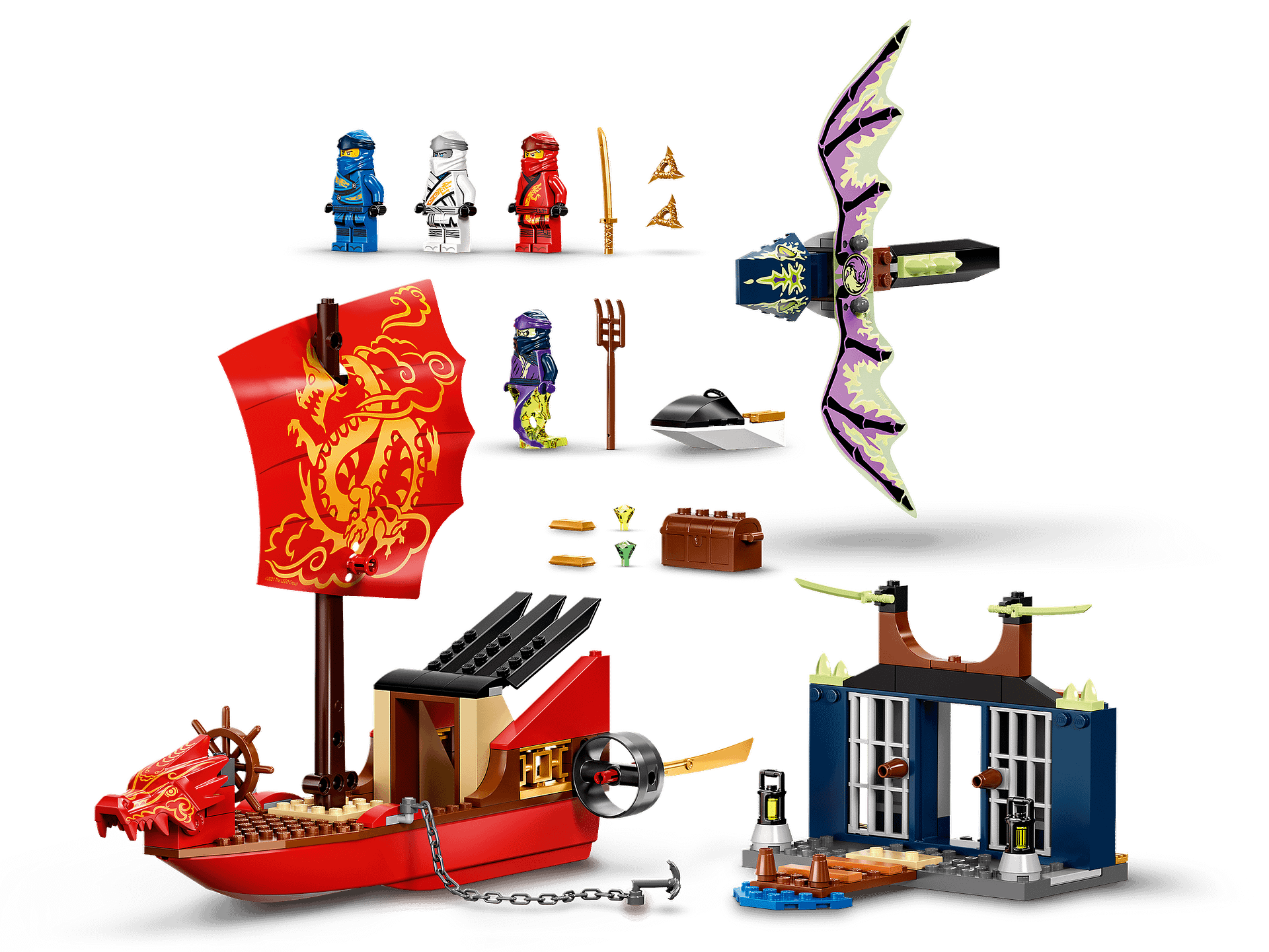 LEGO 71749 Final Flight of Destiny's Bounty - Ninjago 4+