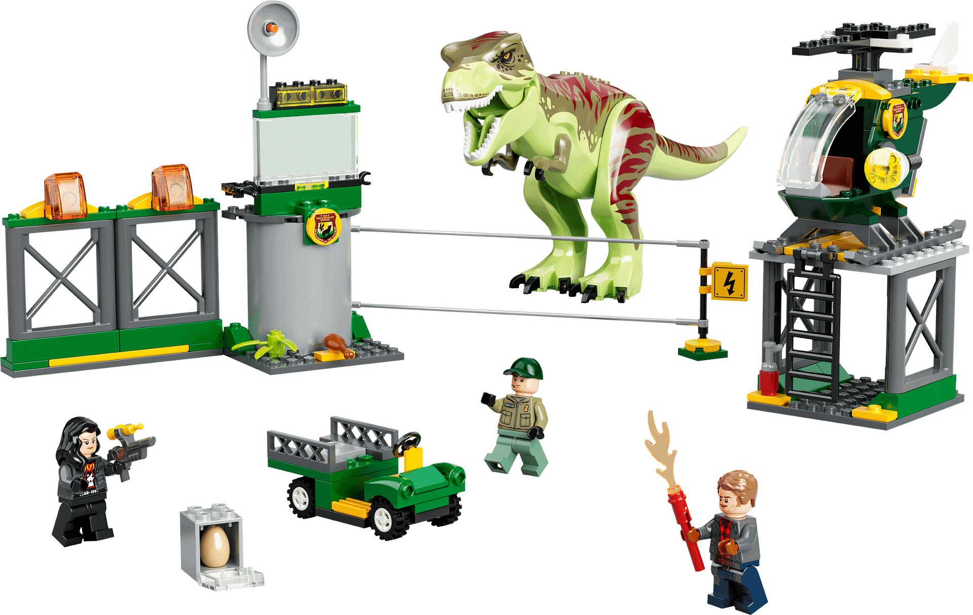 LEGO® 76944 T. rex Dinosaur Breakout - Jurassic World™ 4+