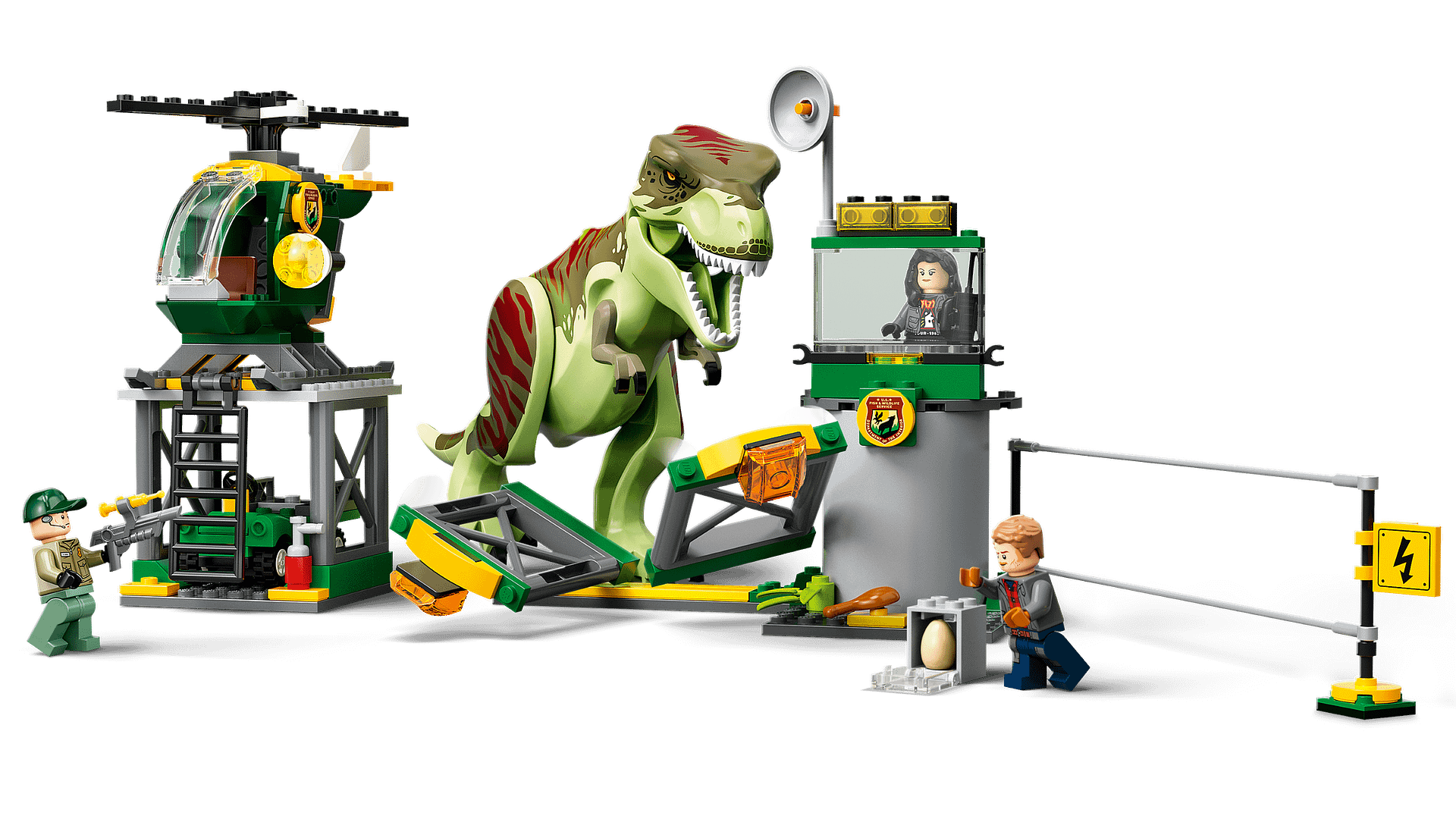 LEGO® 76944 T. rex Dinosaur Breakout - Jurassic World™ 4+