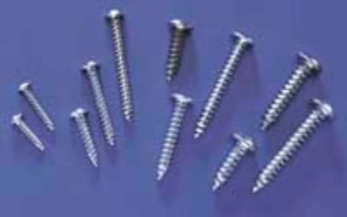DUBRO - 2X 3/8 BUTTON HEAD METAL SCREW 525
