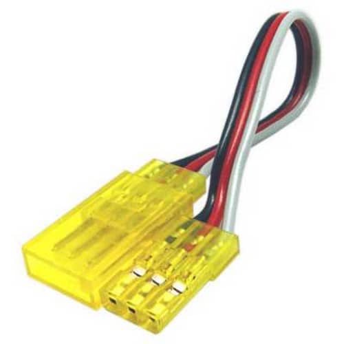 TY1 - SERVO EXTENSION LEAD 600MM YELLOW TY405460Y 60 STRAND GOLD PIN