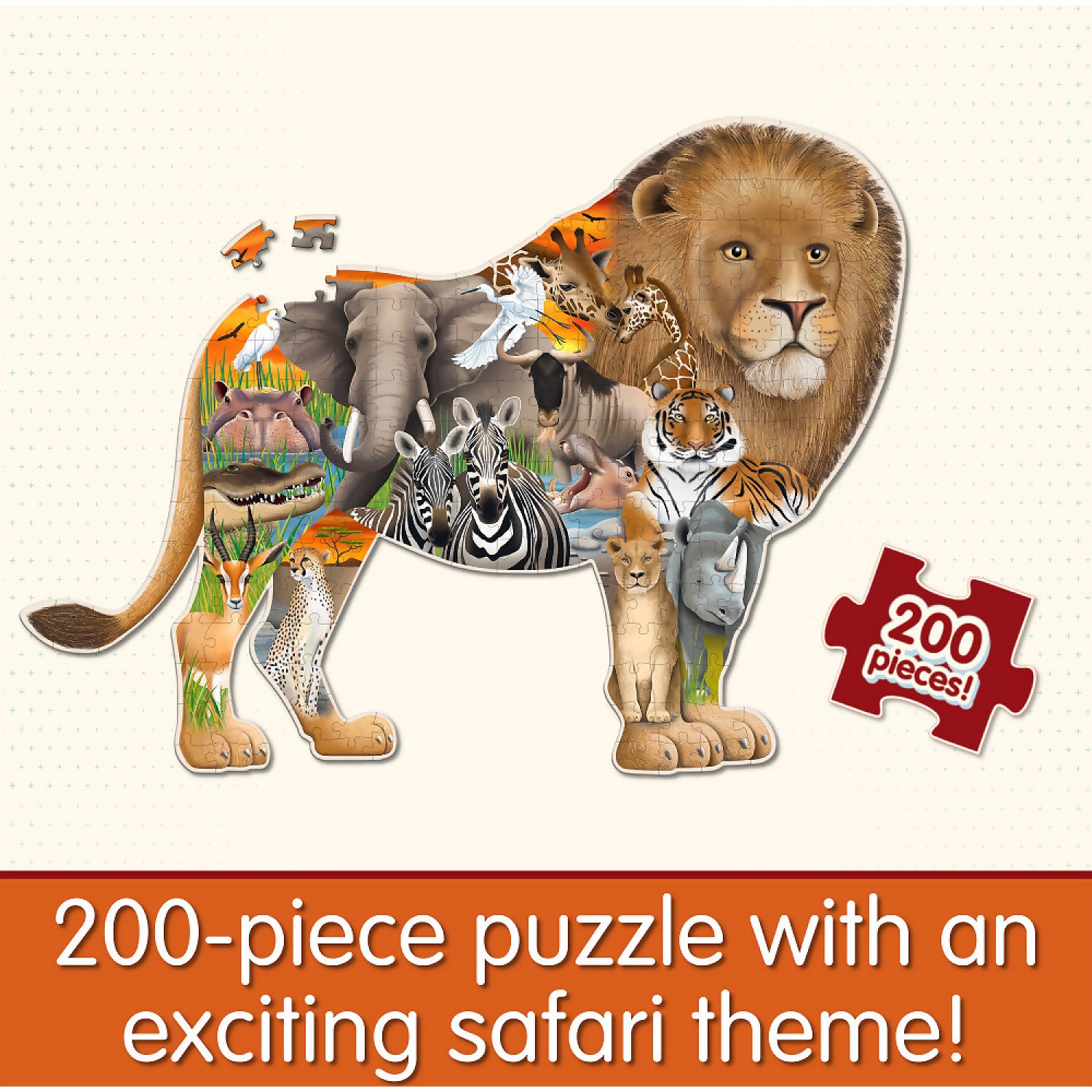 Wildlife World - Safari Jigsaw Puzzle 200pc - unbranded