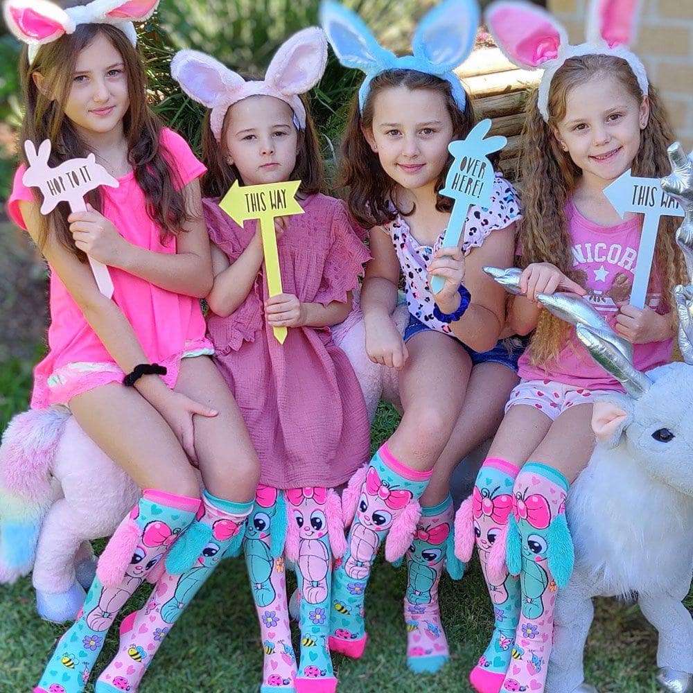 Madmia - Socks Kids Age 6y+ Bunny With Fluffy Ears