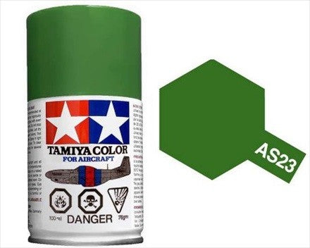 AS-23 TAMIYA ACRYLIC SPRAY PAINT 100ML (AIRCRAFT) LIGHT GREEN