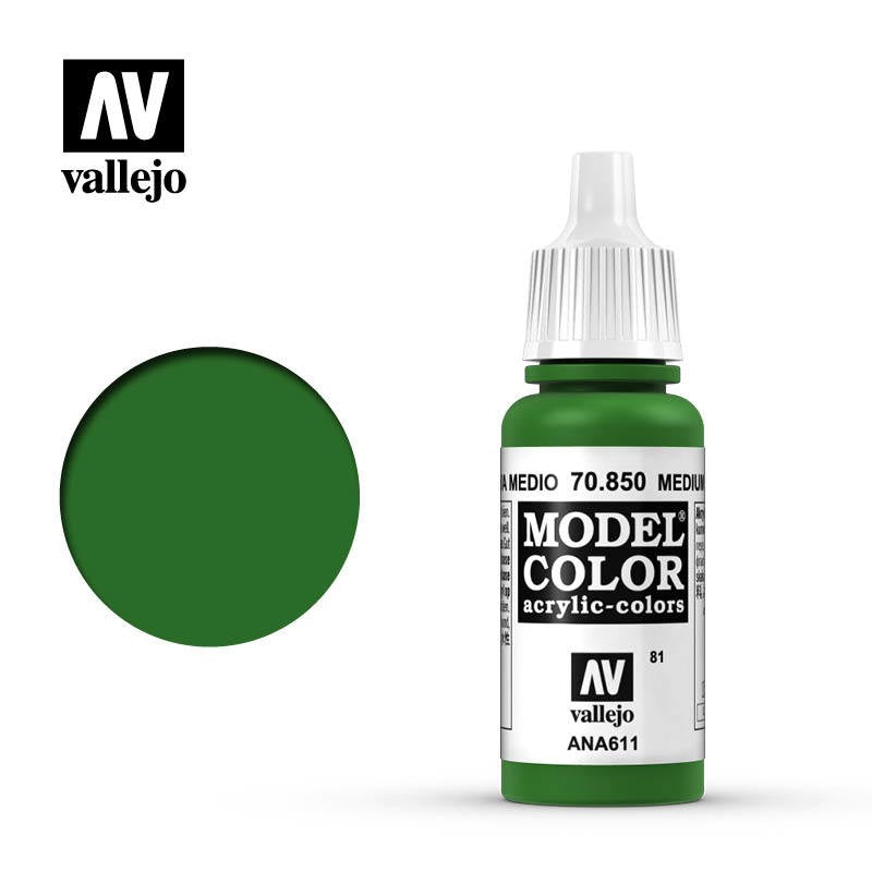 VALLEJO MODEL COLOR MEDIUM OLIVE 17ML AV70850
