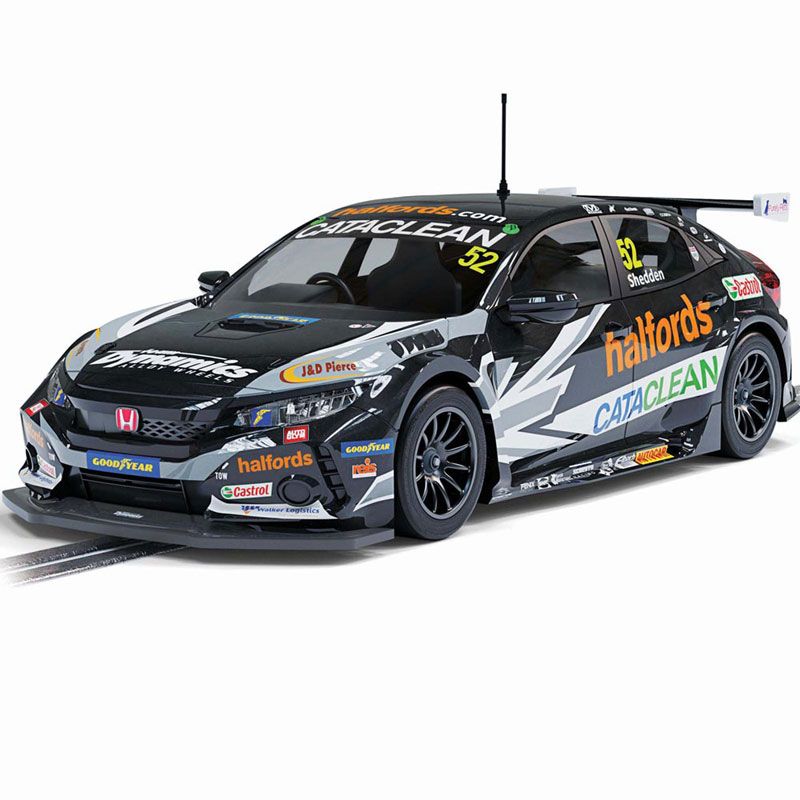 SCALEXTRIC - C4297 HONDA CIVIC TYPE R BTCC 2021 GOLDEN SHEDDEN SLOT CAR ALSO SUITS CARRERA