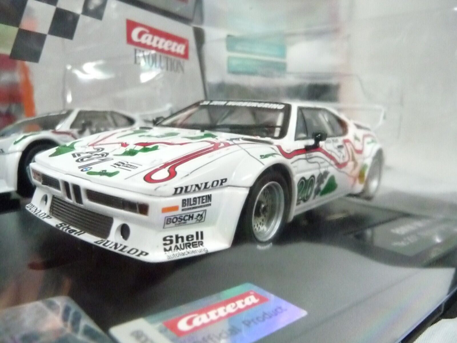 CARRERA - EVOLUTION 1:32 - BMW M1 PROCAR NO201 NURBURGRING 1000KM 1980 - SLOT CAR ALSO SUITS SCALEXTRIC