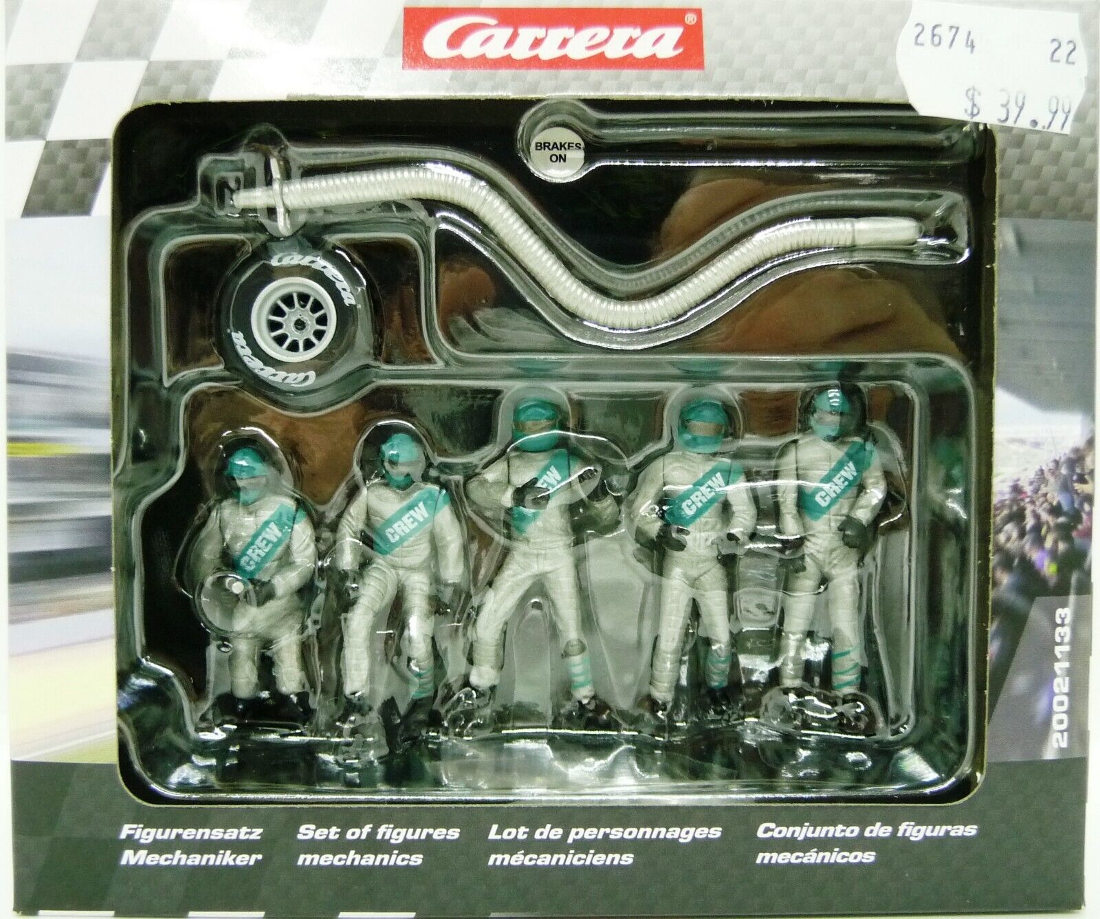 CARRERA - SET OF FIGURES MECHANICS SILVER SCALE 1:32