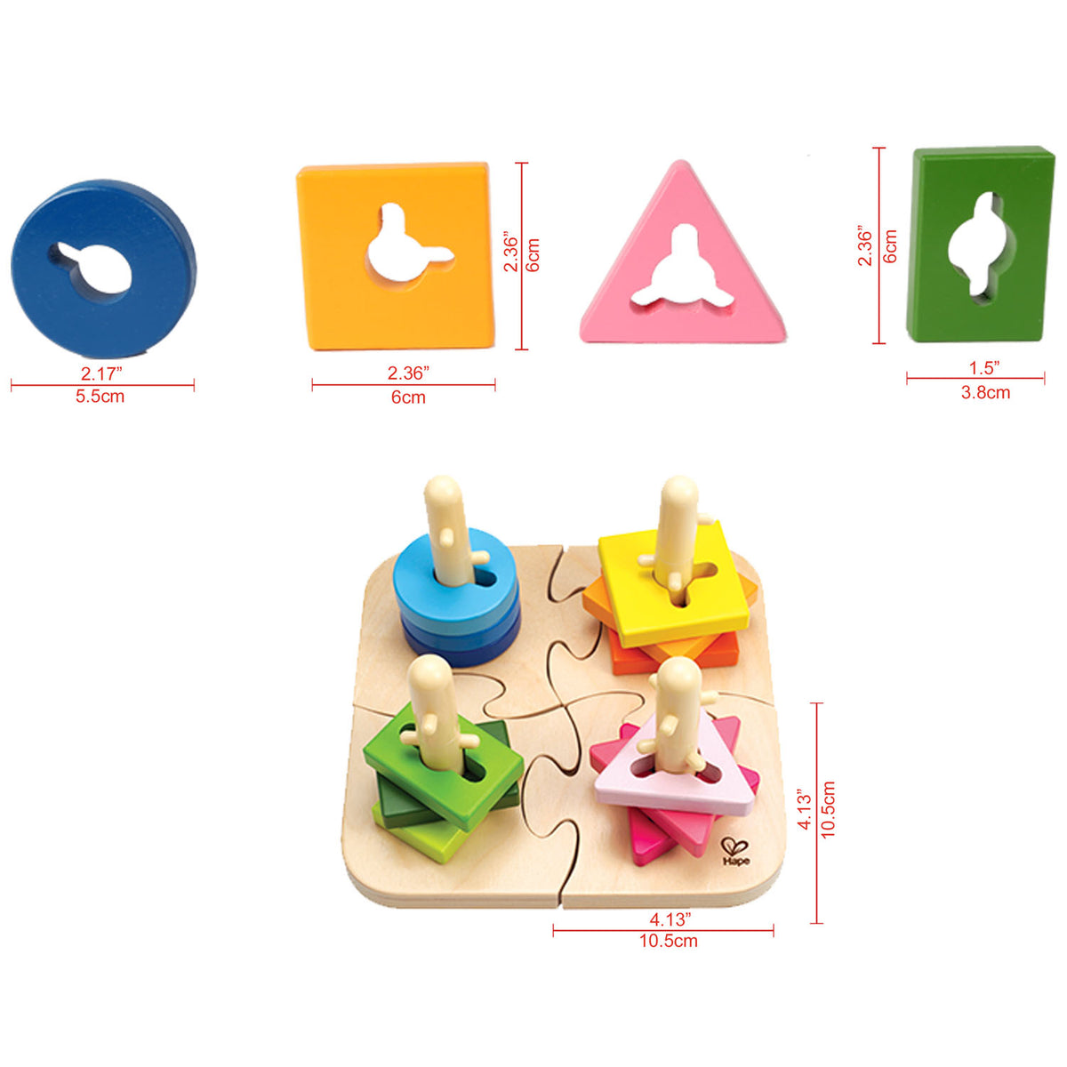Hape - Creative Peg Puzzle