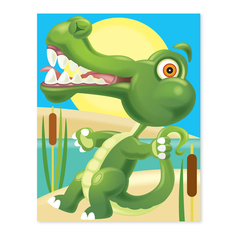 Melissa & Doug - Make-a-face Crazy Animals Sticker Pad