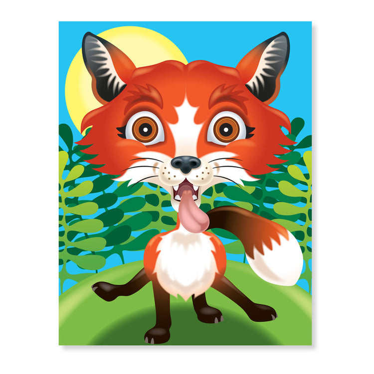 Melissa & Doug - Make-a-face Crazy Animals Sticker Pad