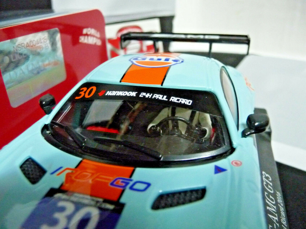 NSR - 1:32 0153SW MERCEDES AMG GULF ED 24H PAUL RICKARD NO.30 SCALEXTRI/CARRERA