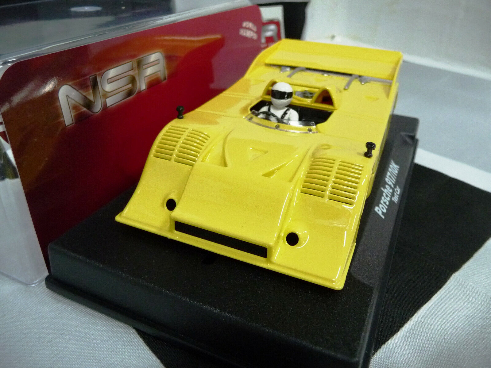 NSR - 1:32 0176SW PORSCHE 917/10K YELLOW TEST CAR SLOT CAR ALSO SUITS SCALEXTR/CARRERA