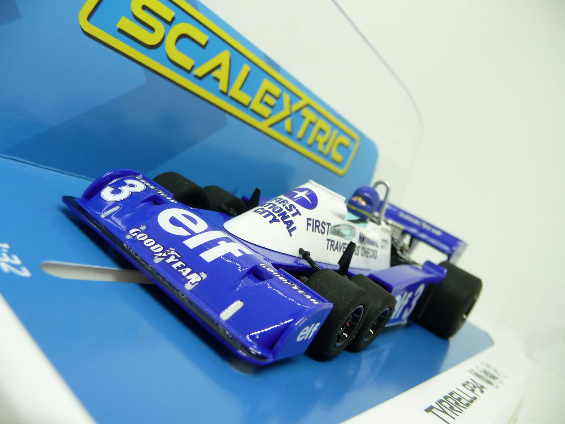 SCALEXTRIC - C4245 TYRRELL P34 1977 BELGIAN GRAND PRIX SLOT CAR ALSO SUITS CARRERA