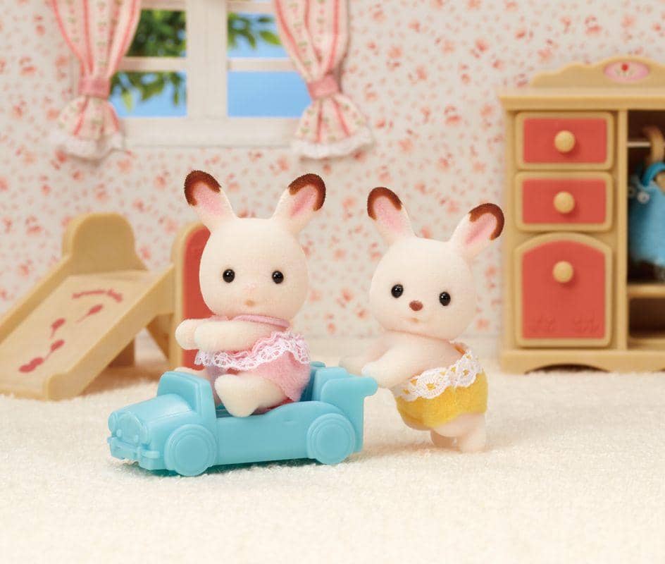 Sylvanian Families - Chocolate Rabbit Twins Playset