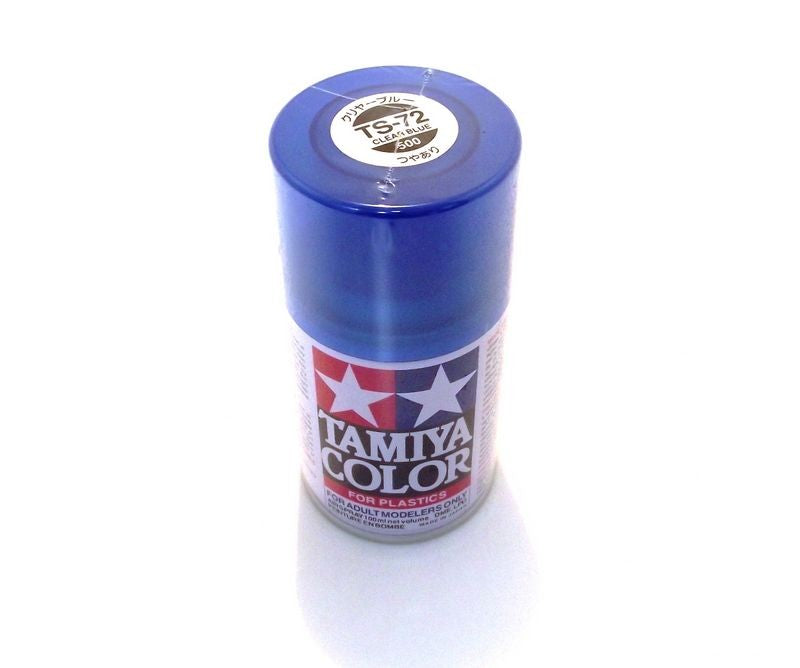 TS-72   TAMIYA ACRYLIC SPRAY PAINT  CLEAR BLUE