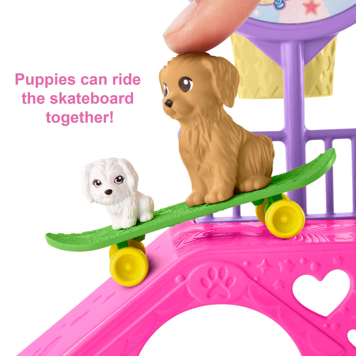 Barbie - Chelsea Doll And Accessories Skatepark Playset With 2 Puppies And 15+ Pieces
