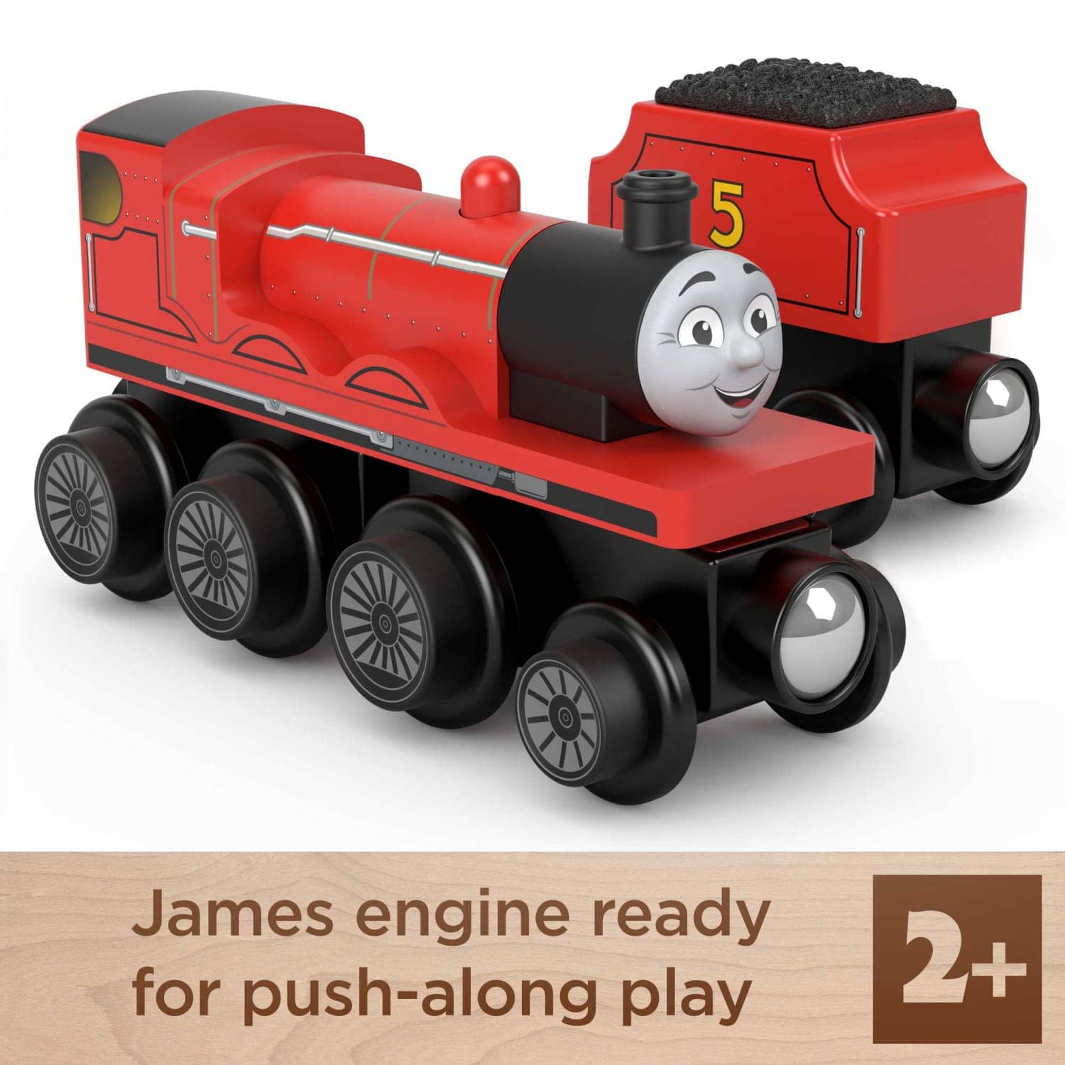 Thomas & Friends - Wooden Railway James Engine And Coal-Car