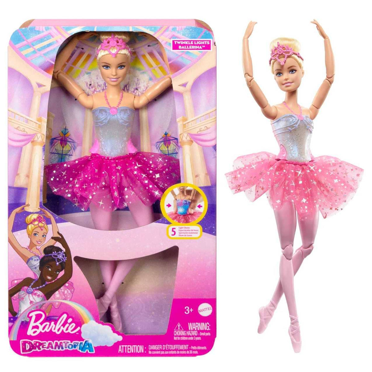 Barbie - Dreamtopia Twinkle Lights Ballerina Doll