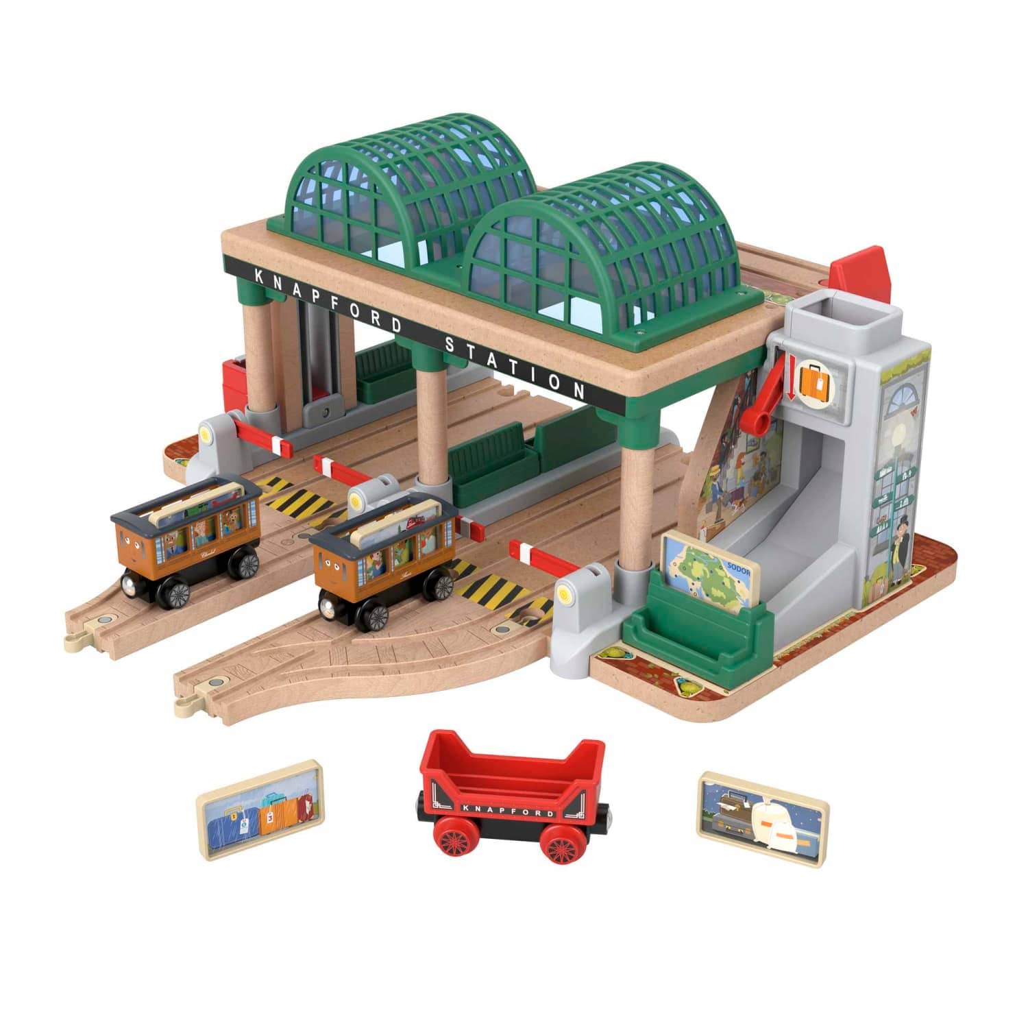 Thomas & Friends - Wooden Railway Knapford Station Passenger Pickup Playset