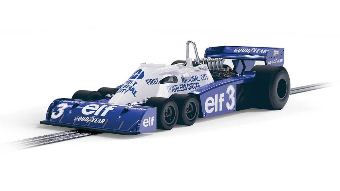 SCALEXTRIC - C4245 TYRRELL P34 1977 BELGIAN GRAND PRIX SLOT CAR ALSO SUITS CARRERA